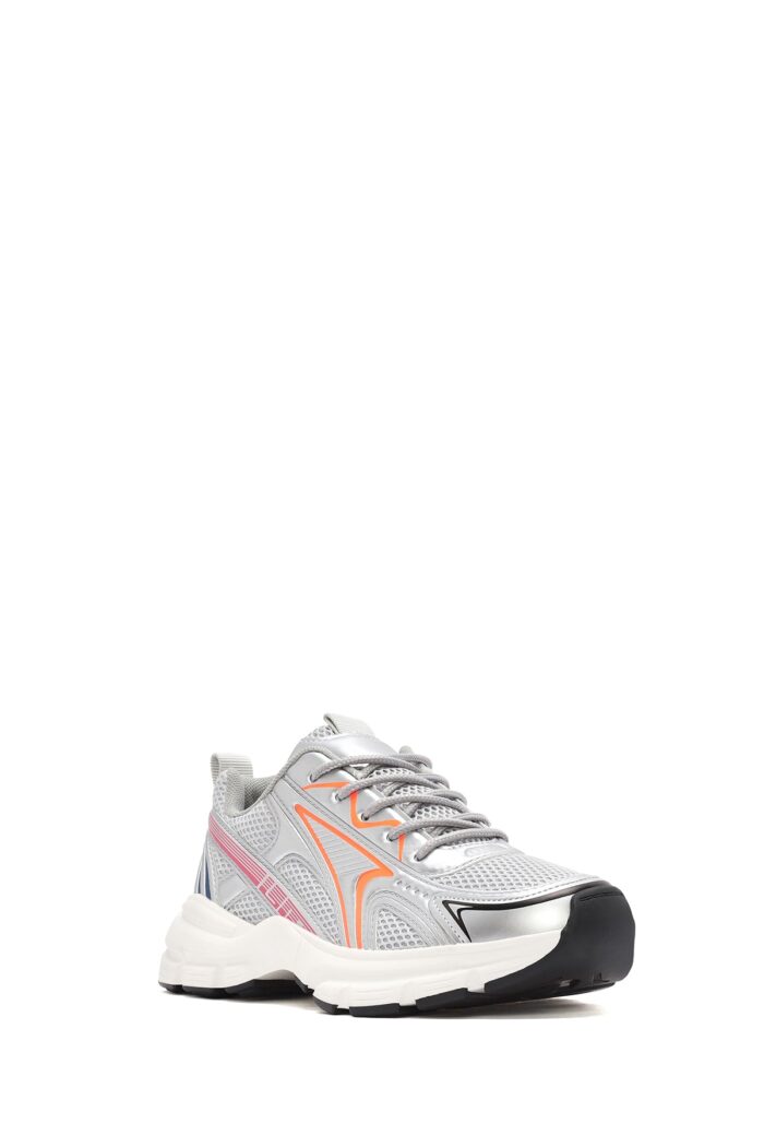 Sneaker Portokalli e Trashë me Tabane me Lidhëse për Femra - Image 11