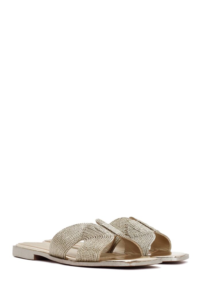Pantofla Bronz Metalike Thurur për Femra - Image 6