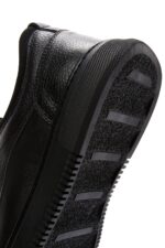 Sneaker Lëkure e Zezë me Lidhëse për Burra - Image 8