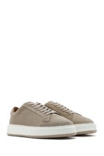 Sneaker Lëkure e Trashë me Tabane me Lidhëse për Burra - Image 3