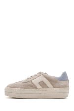 Sneaker Lëkure me Lidhëse për Femra - Image 2