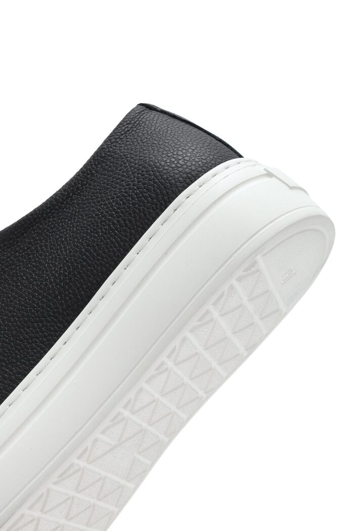 Sneaker Lëkure me Lidhëse e Trashë me Tabane për Burra - Image 8