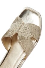 Pantofla Bronz Metalike Thurur për Femra - Image 21