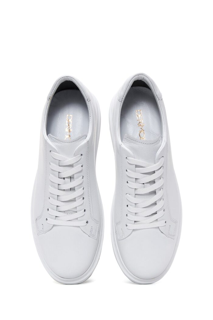 Sneaker Lëkure me Lidhëse për Burra - Image 6