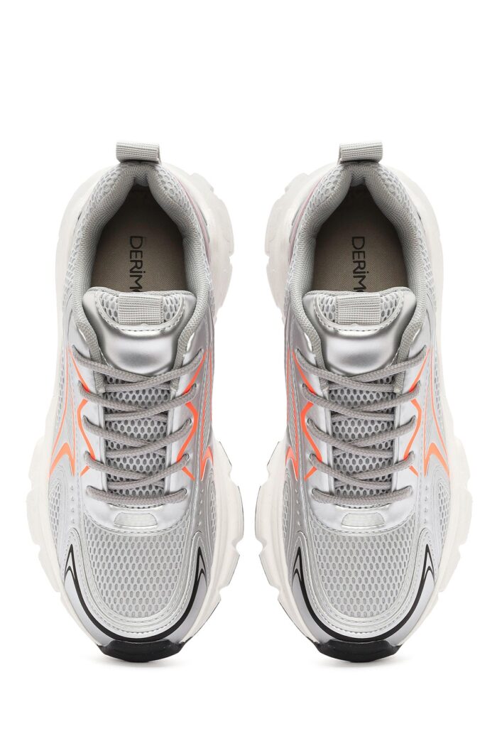 Sneaker Portokalli e Trashë me Tabane me Lidhëse për Femra - Image 14