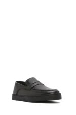 Loafer Lëkure e Zezë Casual për Burra - Image 6