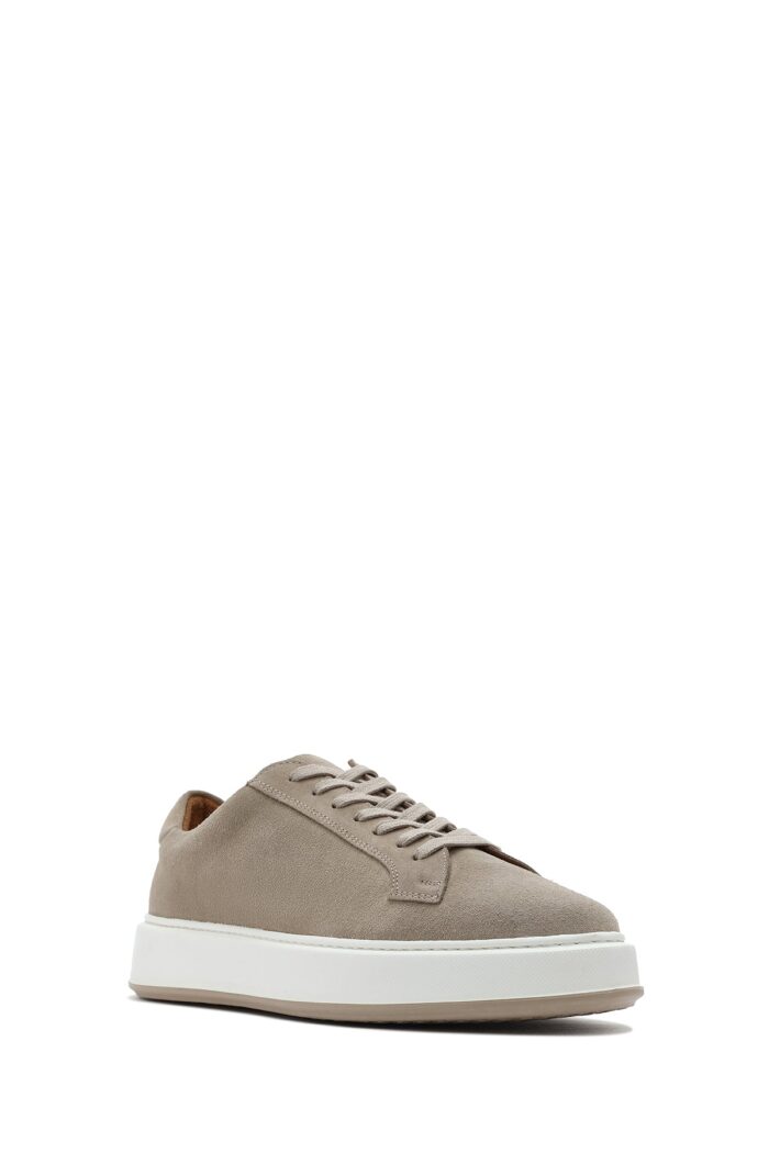 Sneaker Lëkure e Trashë me Tabane me Lidhëse për Burra - Image 6